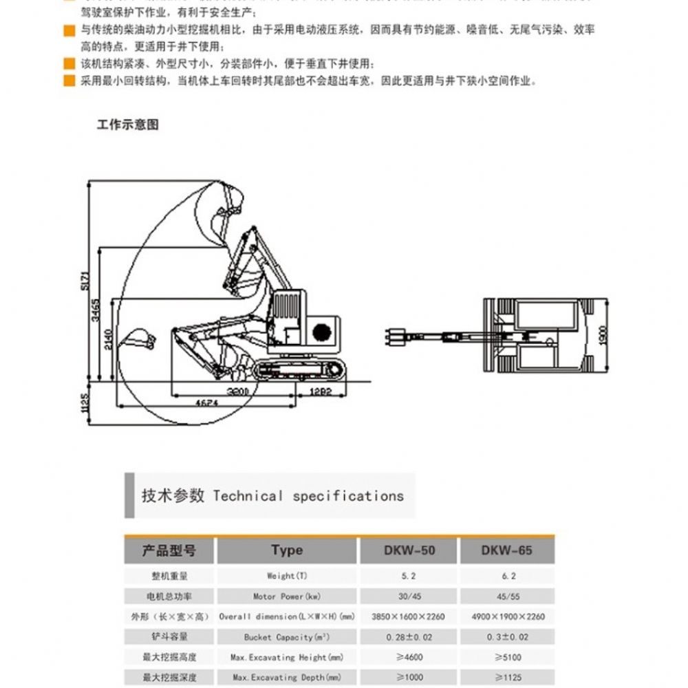 CSW-65礦用電動(dòng)挖掘機